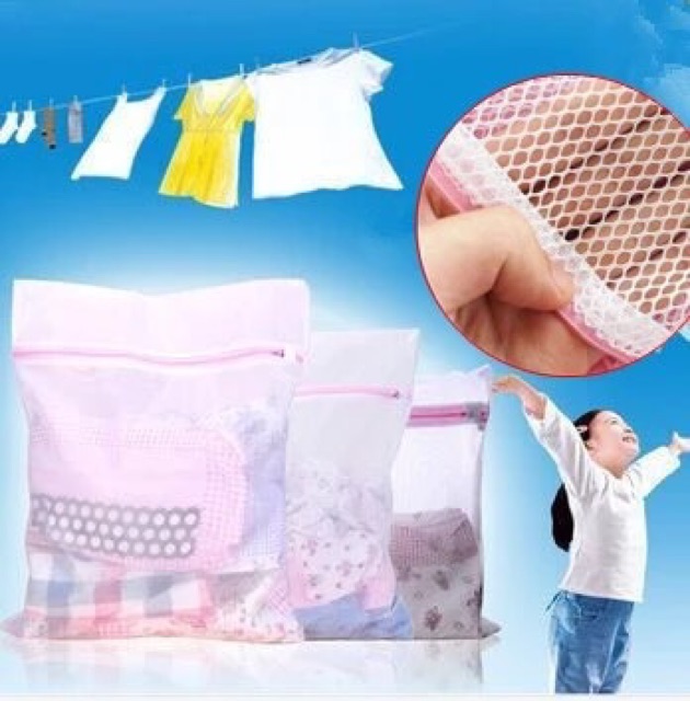 IMPORT Tas Laundry 50x60cm baju kotor Organizer Washing Bag Big Size