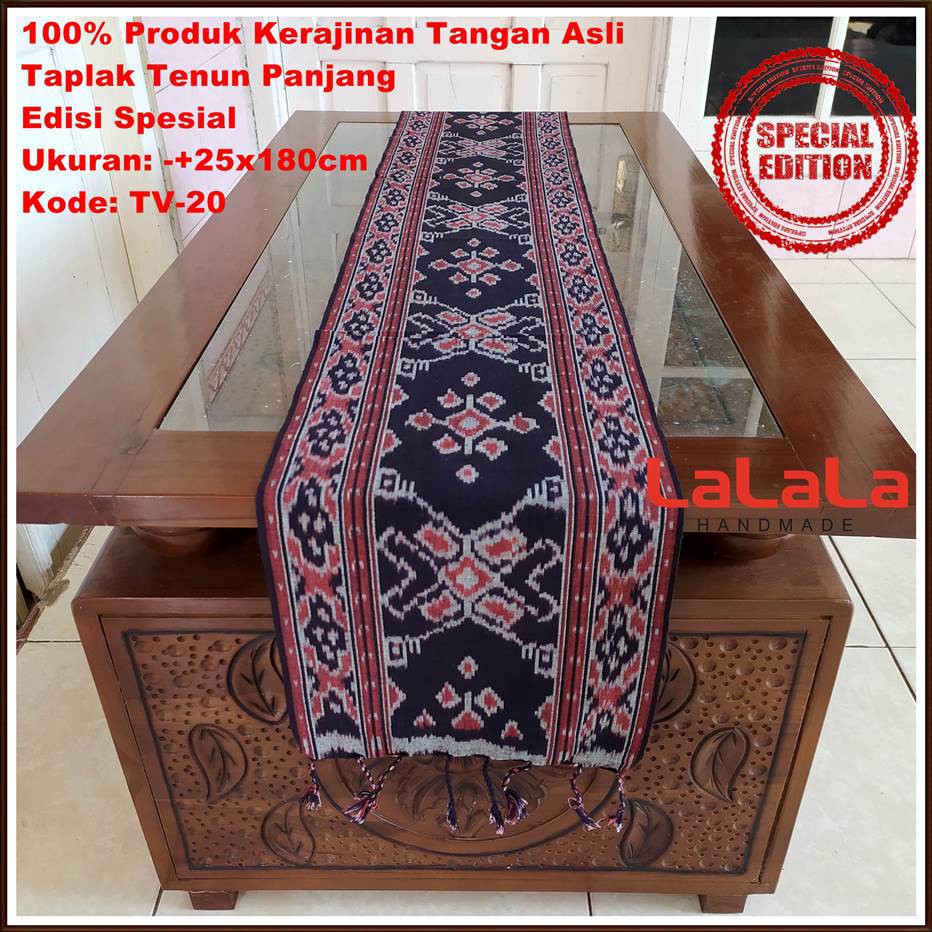 Taplak Meja  Tenun Panjang Ikat Etnik Terbaru Table Cover 