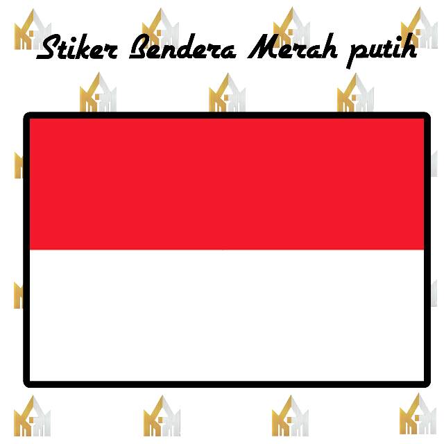 Stiker Bendera merah putih sticker bendera indonesia sepeda lipat seli mtb folding bike roadbike