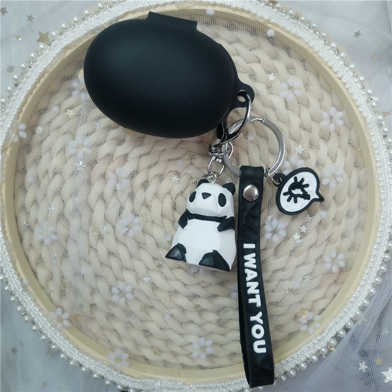 Casing Silikon Dengan Gantungan Kunci Untuk Realme Air 2 Neo / Buds Q2 TWS