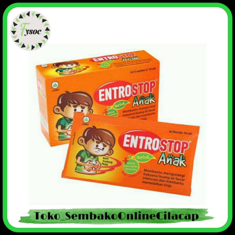 ENTROSTOP ANAK 6ML | OBAT DIARE CAIR SACHET