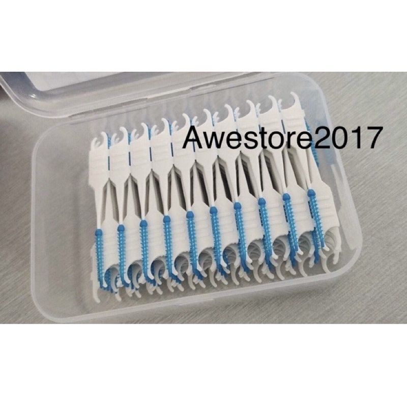 150 Pcs Rubber Tip Interdental Brush Soft Pick Tusuk Gigi Karet Behel Ortho Dental Floss Y Bentuk