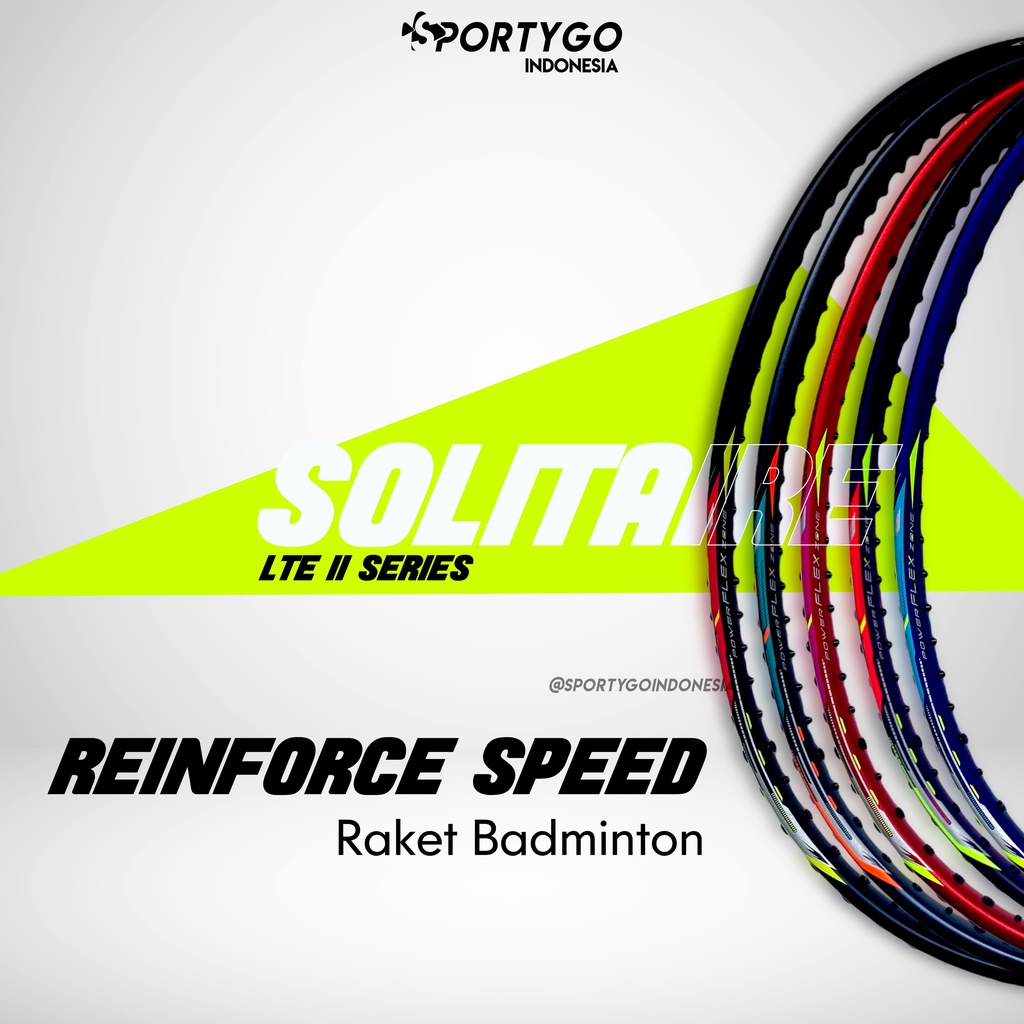 Raket Badminton RS SOLITAIRE 100 200 300 500 600 LTE II Original Reinforce speed