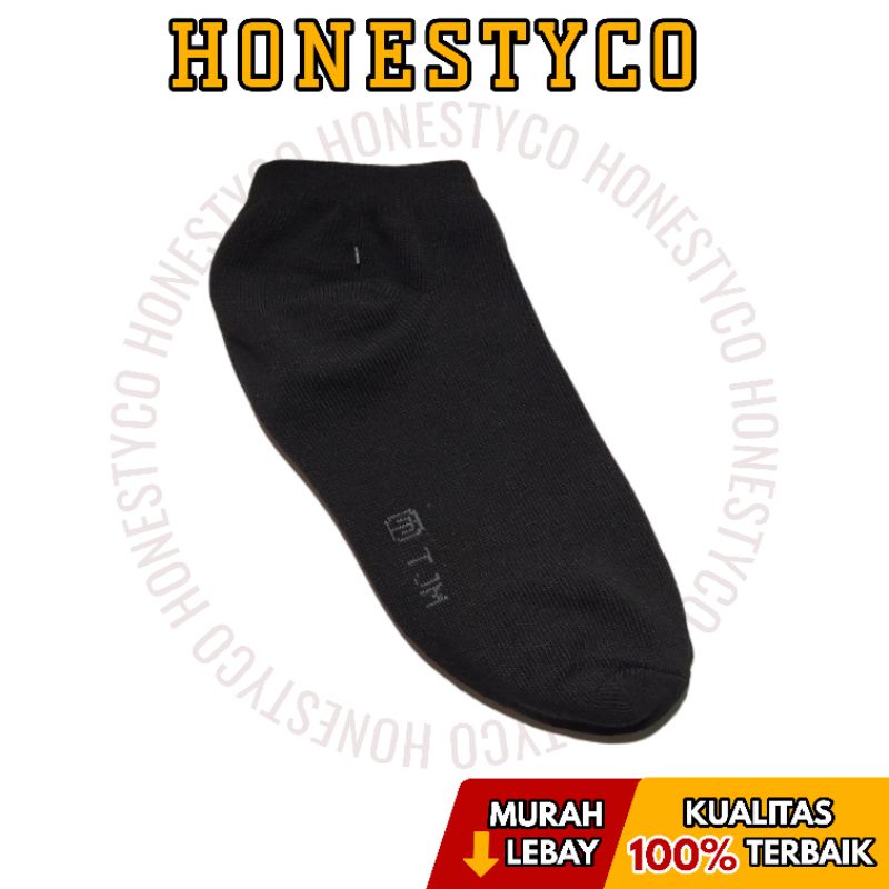 Kaos Kaki Polos Pendek Pria Wanita HONESTYCO