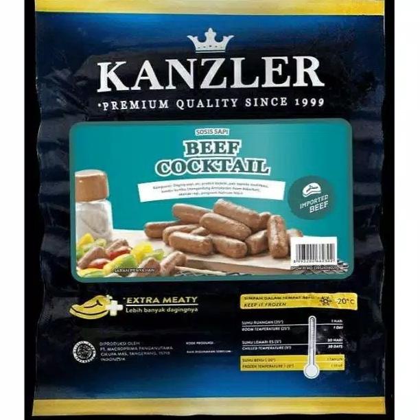 

windytriastuti13 Kanzler Sosis Sapi Beef Cocktail 500Gr TERLARIS TERPERCAYA ORIGINAL