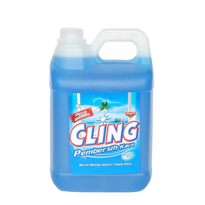 Cling Pembersih Kaca Ocean Fresh 4 L