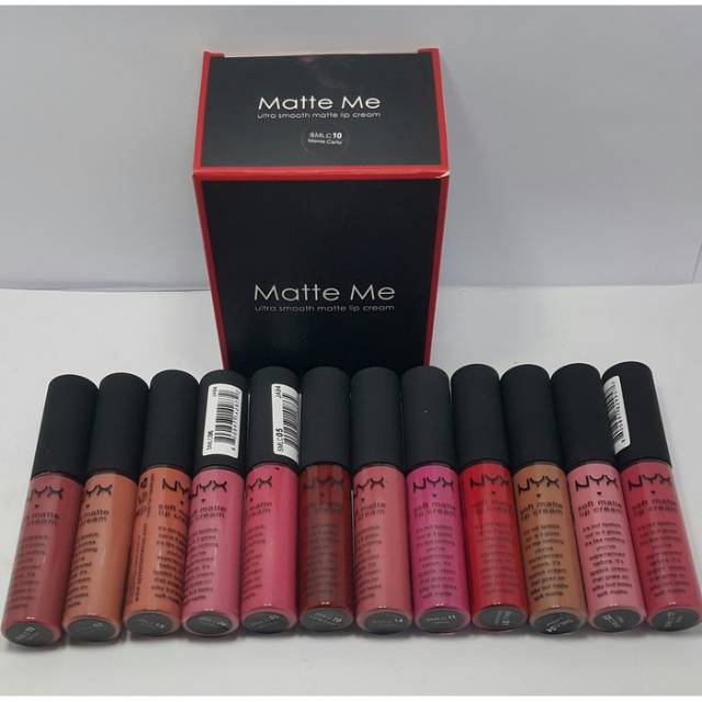 NYX MATTE ME lip cream (isi 12)