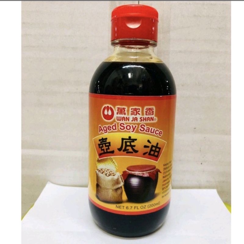 

wan ja shan premium aged soy sauce 200ml/kecap asin premium