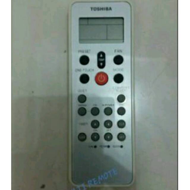 REMOTE/REMOT AC TOSHIBA WC-LO3SE ORIGINAL/ASLI