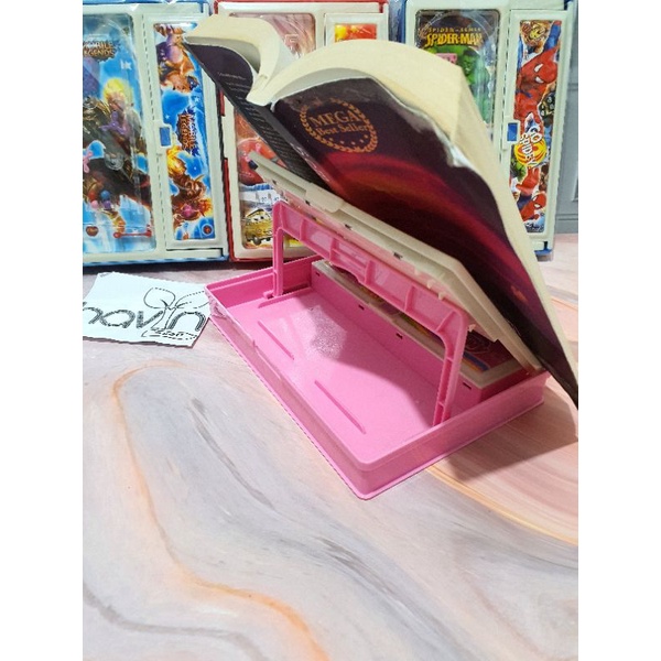 kotak pensil ada GAME PINBALL + DUDUKAN BUKU untuk MEMBACA/PENSIL CASE PLASTIK-4