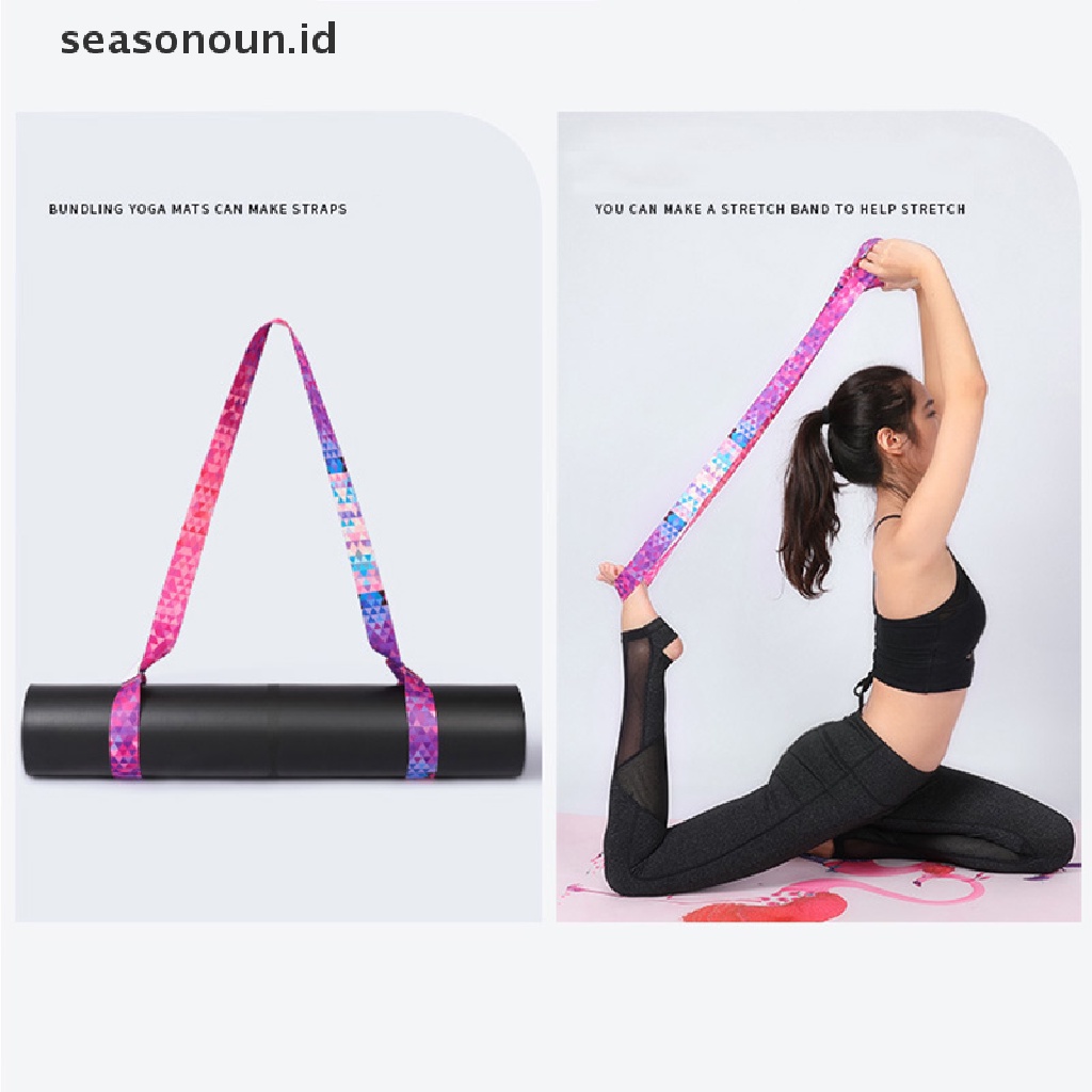 (seasonoun) Tali Sling Adjustable Untuk Membawa Matras Yoga