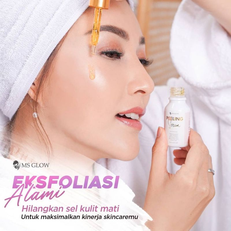 PEELING SERUM MSGLOW / SERUM PEELING / MSGLOW / PEELING WAJAH / SERUM WAJAH