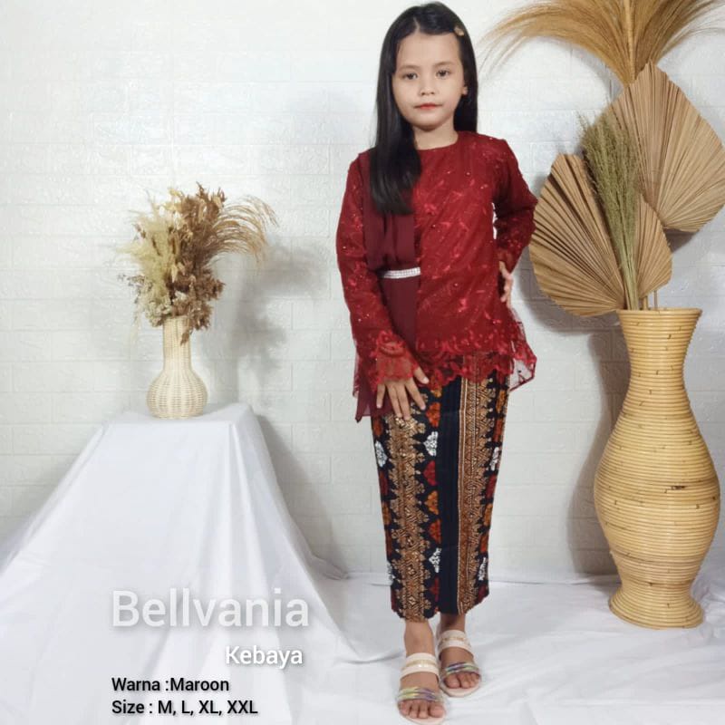 Set Kebaya Aurora Anak Terbaru / Setelan Anak Perempuan / Kebaya anak Model Terbaru