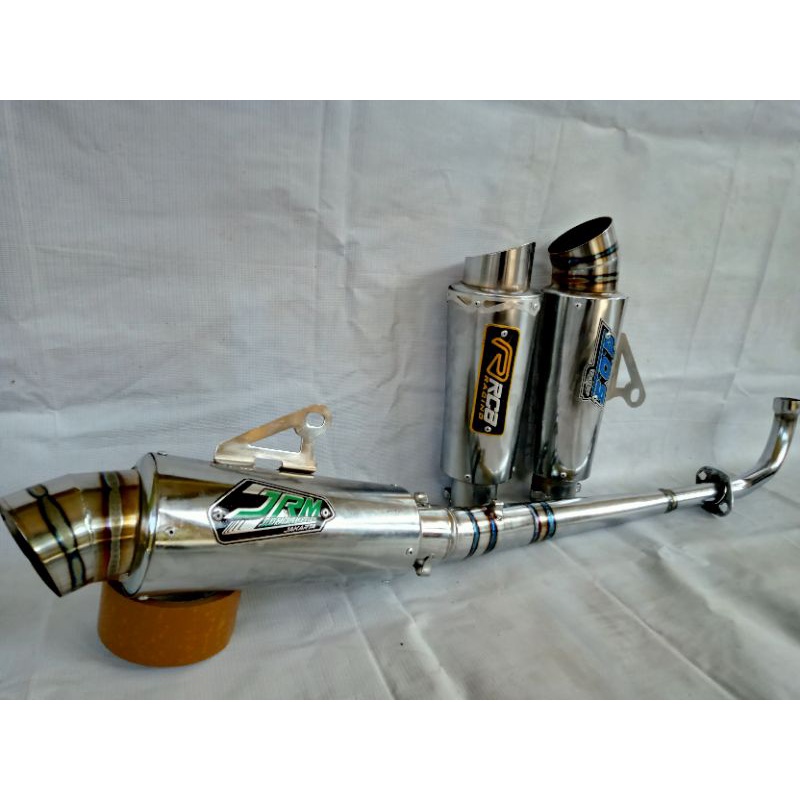 Knalpot Racing JRM Jupiter Vega Supra x Smash Supra 125 Karisma