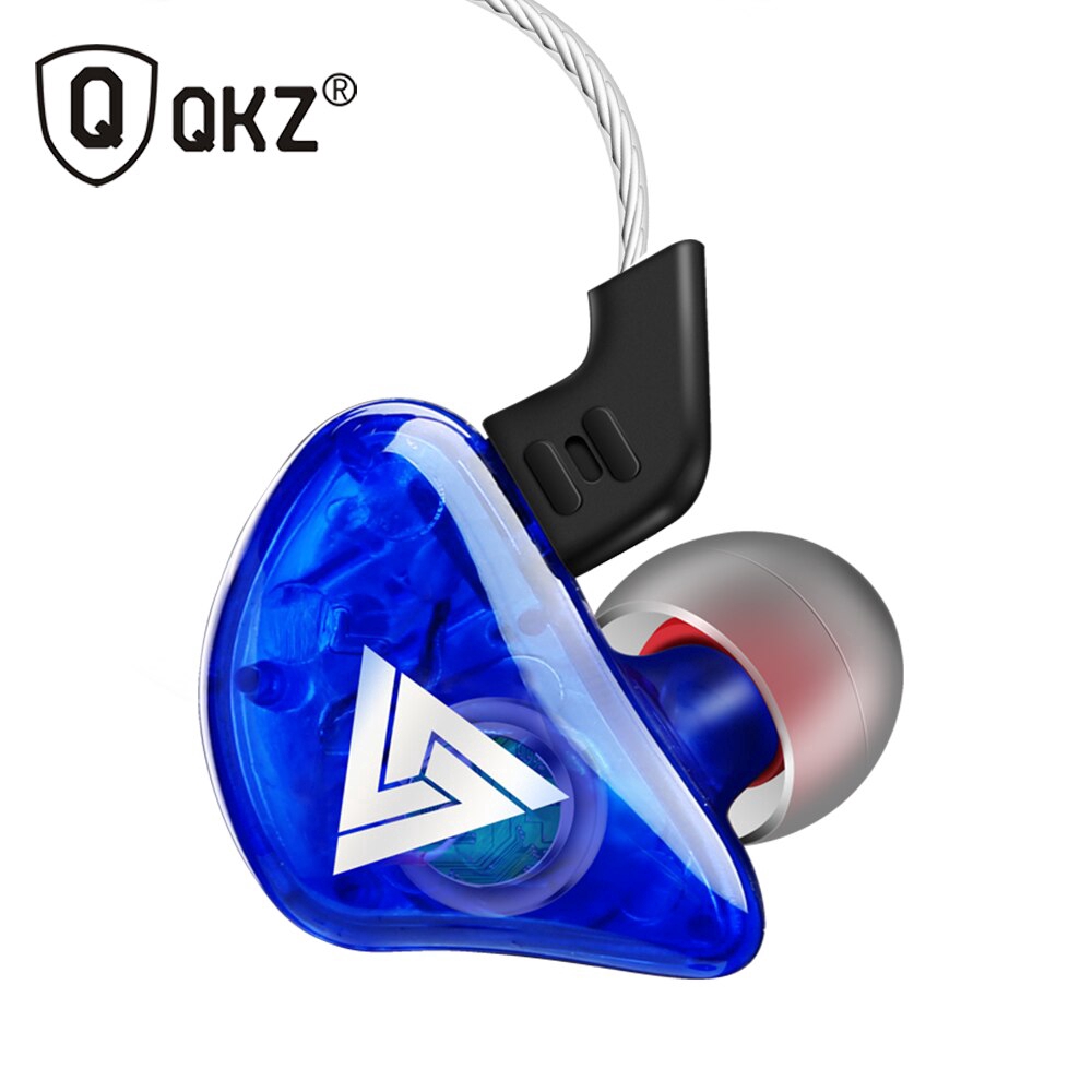 Qkz Ck5 Headset Earphone Earbuds Sport Musik Bass Stereo Jack 3.5mm Dengan Mic Hd Untuk Lari