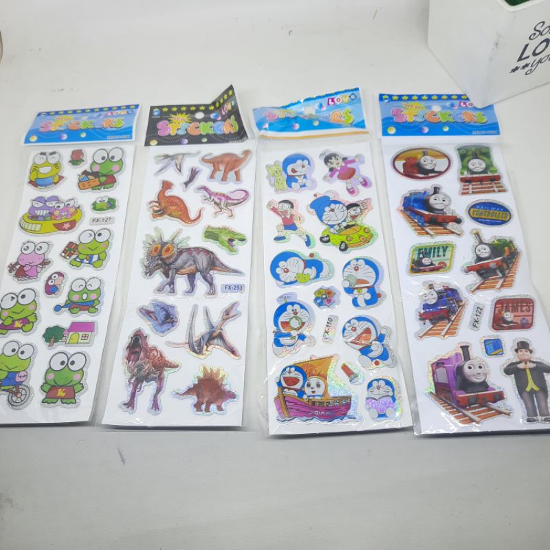 Stiker Mainan Stiker Hologram 3D