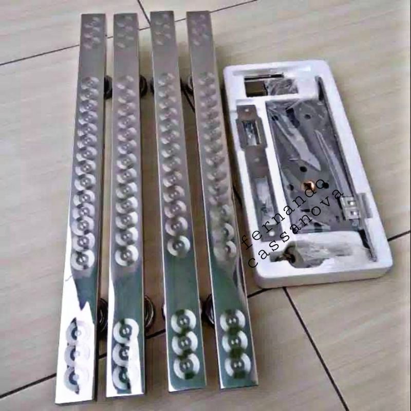 Tarikan pintu 4pcs Handle pintu rumah 33cm 45cm 60cm + 1 set bodi kunci rumah murah