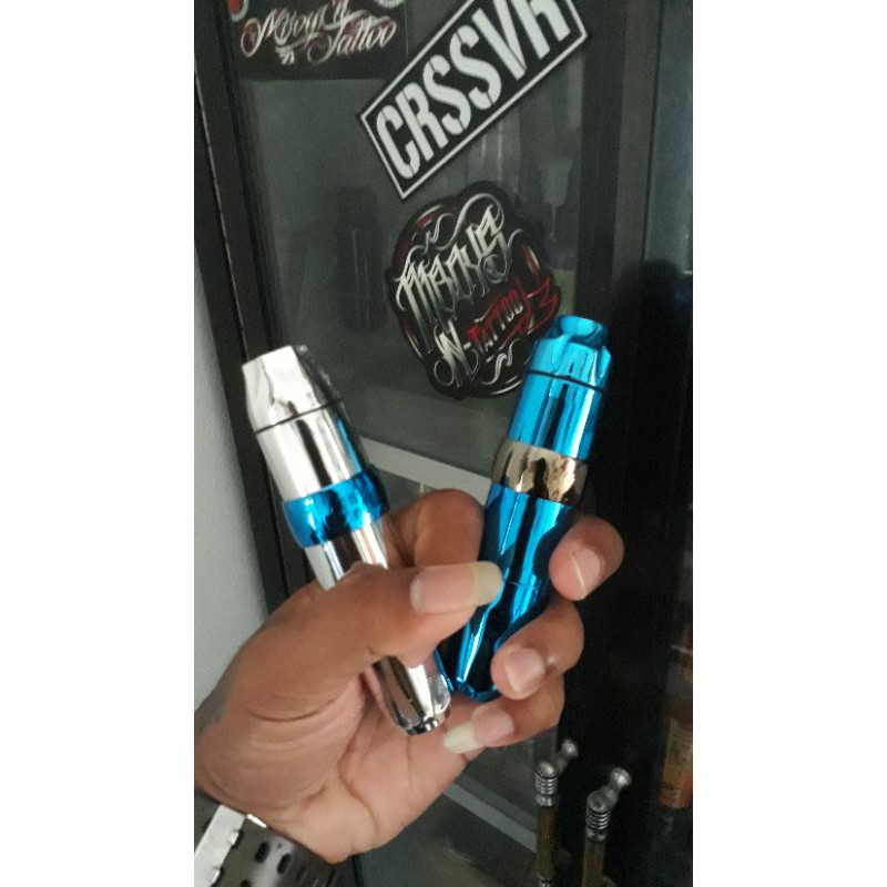 

style tattoo pen rotary blue & crom