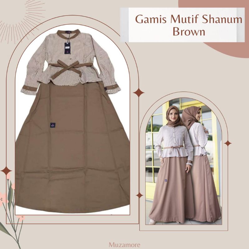 MUTIF GAMIS SHANUM BROWN