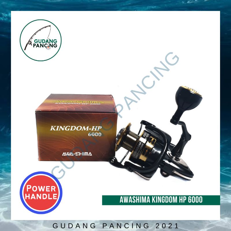 Reel Pancing Awashima Kingdom HP 6000 - Power handle