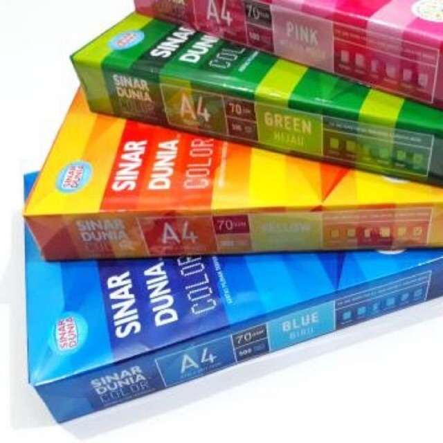 

Kertas HVS Sinar Dunia SIDU A4 70 Gram / Rim