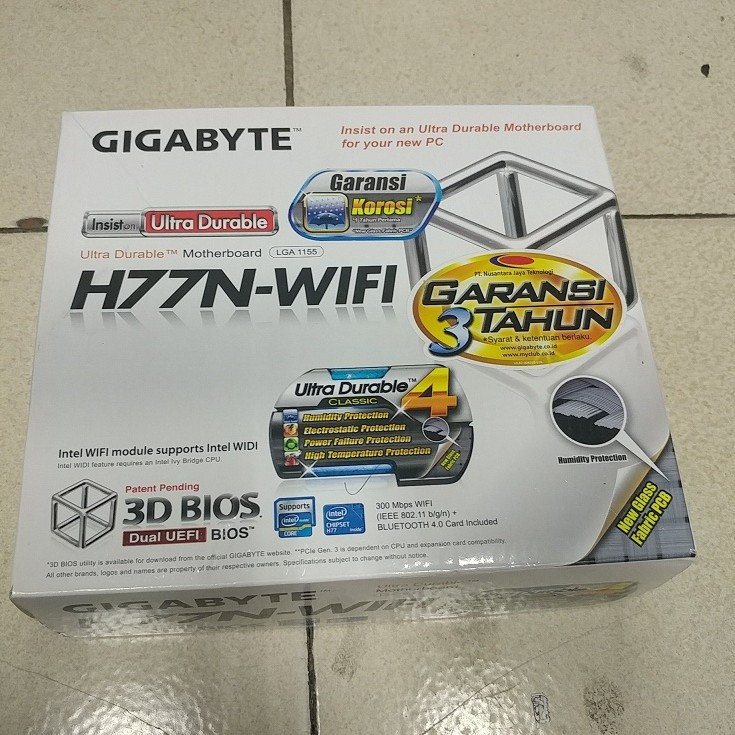 NEW Gigabyte H77N-WIFI Socket LGA 1155 LGA1155 garansi