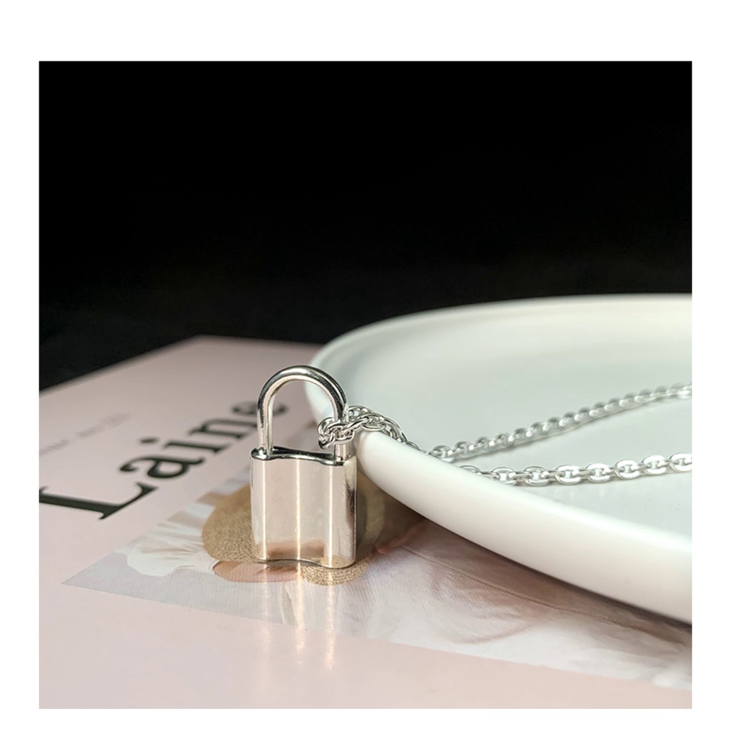 Lock Necklace Accessories Light Luxury Trendy Personality