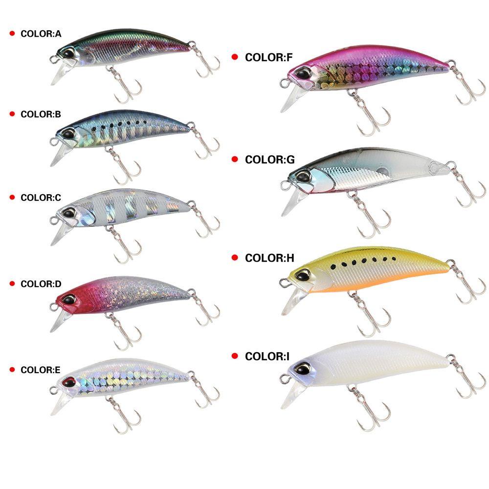 Umpan Ikan Kecil Tenggelam TOP 48mm/4.8g Crankbaits Tackle Minnow Lures