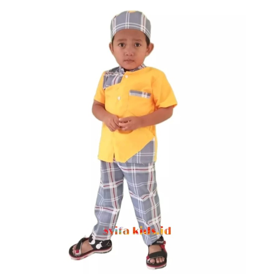 STELAN ANAK MURAH / STELAN ANAK LAKI LAKI/ STELAN KOKO BATIK 1-8 TAHUN