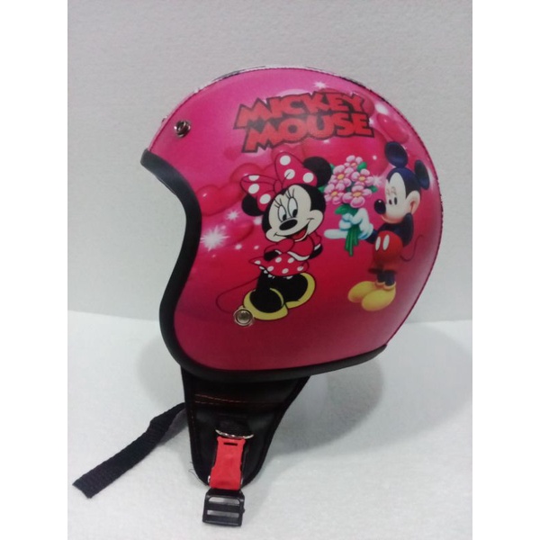 HELM RETRO BOGO ANAK KULIT KARAKTER MOTIF COWOK USIA 5-8 TAHUN