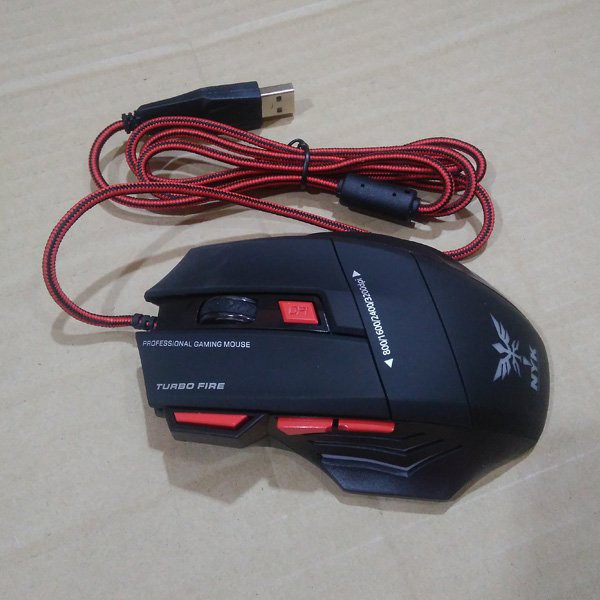 Mouse Gaming NYK G07 Scorpion 2 Lighting - Hitam