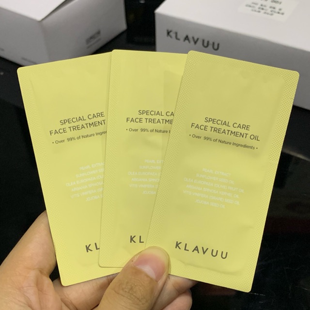 (Sachet) Klavuu face treatment oil