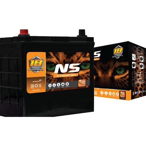 Aki Kering Mobil NS Cheetah NS40Z 35Ah - Tanpa Perawatan