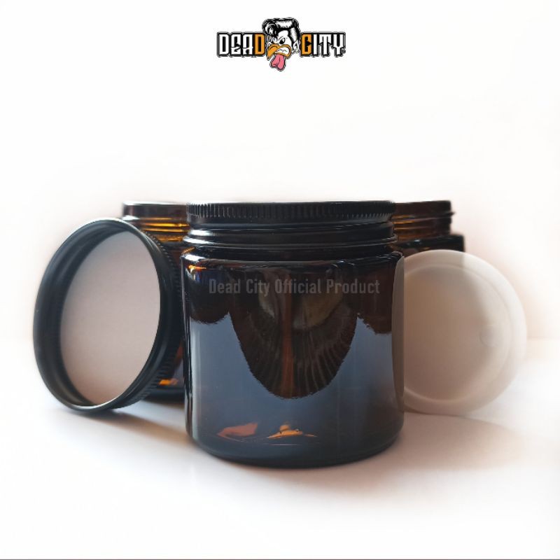 Amber Glass 100 ml/Jar Kaca