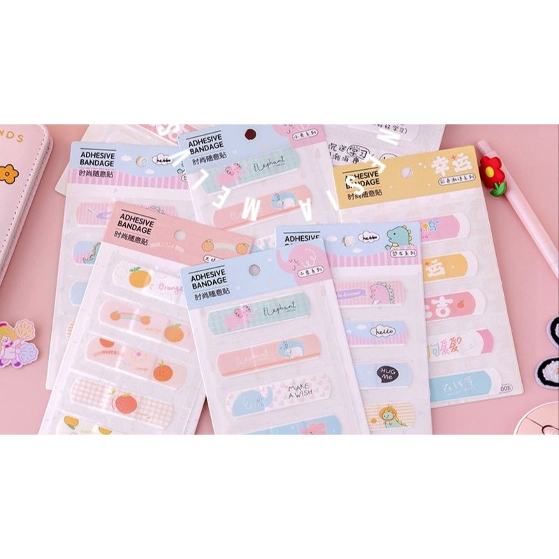 1CARD Plaster Luka / Hansaplast Anak &amp; Dewasa Motif Karakter Lucu Pembalut Luka Tahan Air Plester Luka Motif Karakter Lucu Waterproof Import Premium