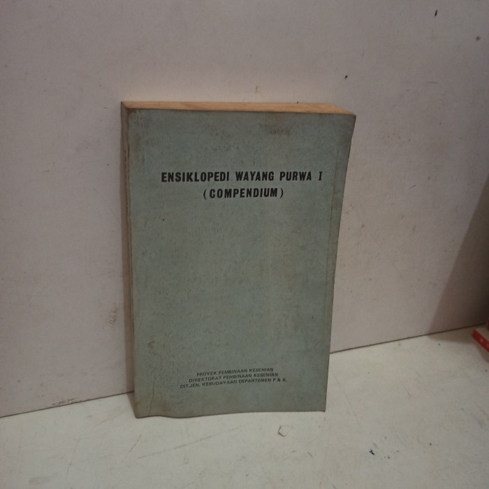 original ensiklopedi wayang Purwa 1 (compendium)