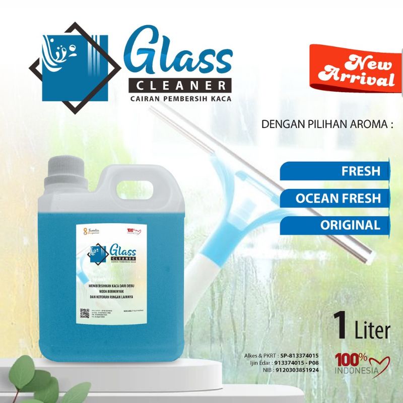 Pembersih Kaca aneka aroma kemasan jurigen 1 liter