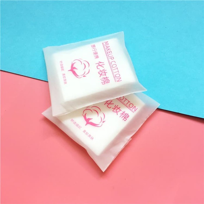 MCT kapas sulam alis makeup cotton non woven 25 pcs make up cotton pad