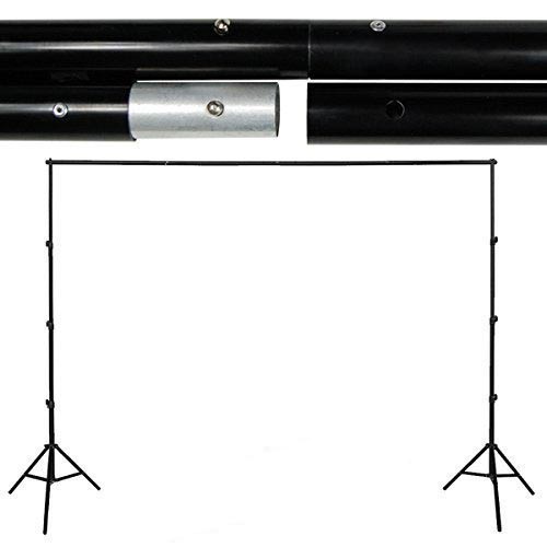 Tripod T-Shaped Bracket Stand Backdrop Foto Studio Background Frame 280 x 300 cm - DD-112 - Black