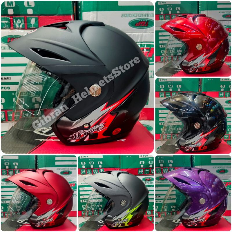 HELM TGP JP5 Ukuran XL fit XXL/Helm SNI-Helm Murah Dewasa /Helm Cewek Cowok/Helm Besar