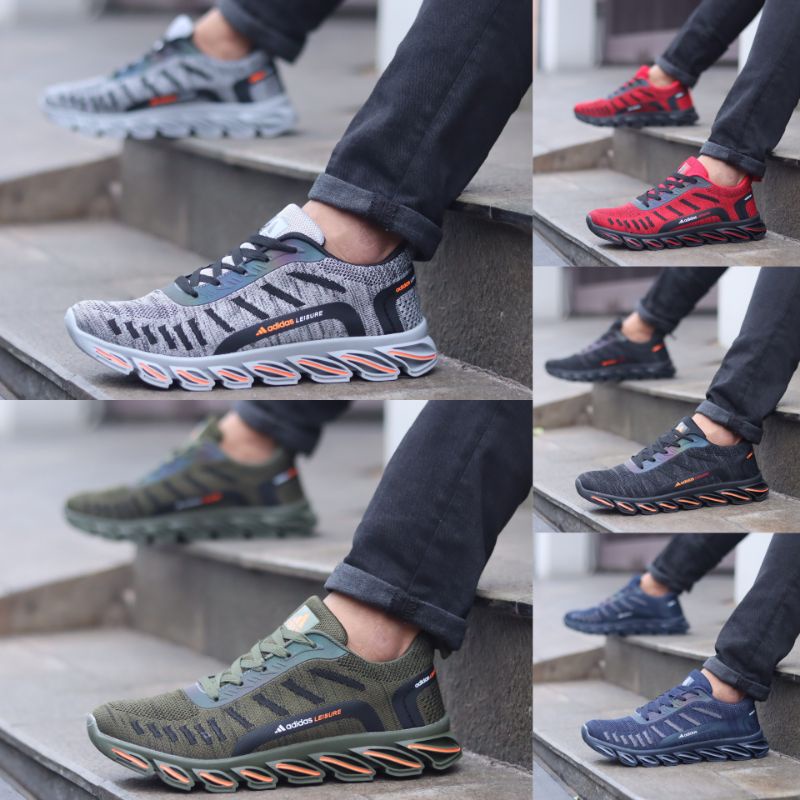 Sepatu olahraga running adidas spring blade leisure