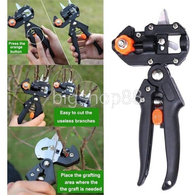 bigshop88 - Grafting Tool Gunting Okulasi Cangkok Grafting Stek Sambungan Dahan Pucuk Tanaman Pohon Kebun Pruner