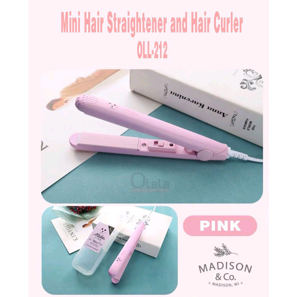 Alat Catok Mini Karakter 2 in 1 / Catok Curly Karakter / Kemier Karakter Animals OLL-212