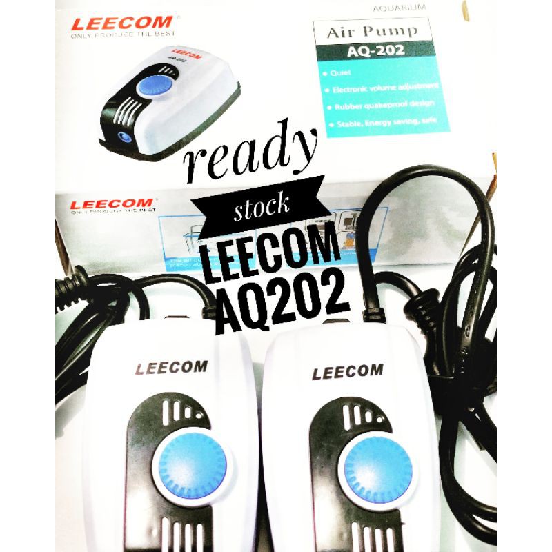 pompa Udara aquarium 1 lubang leecom AQ 202 quite aerator aquarium silent