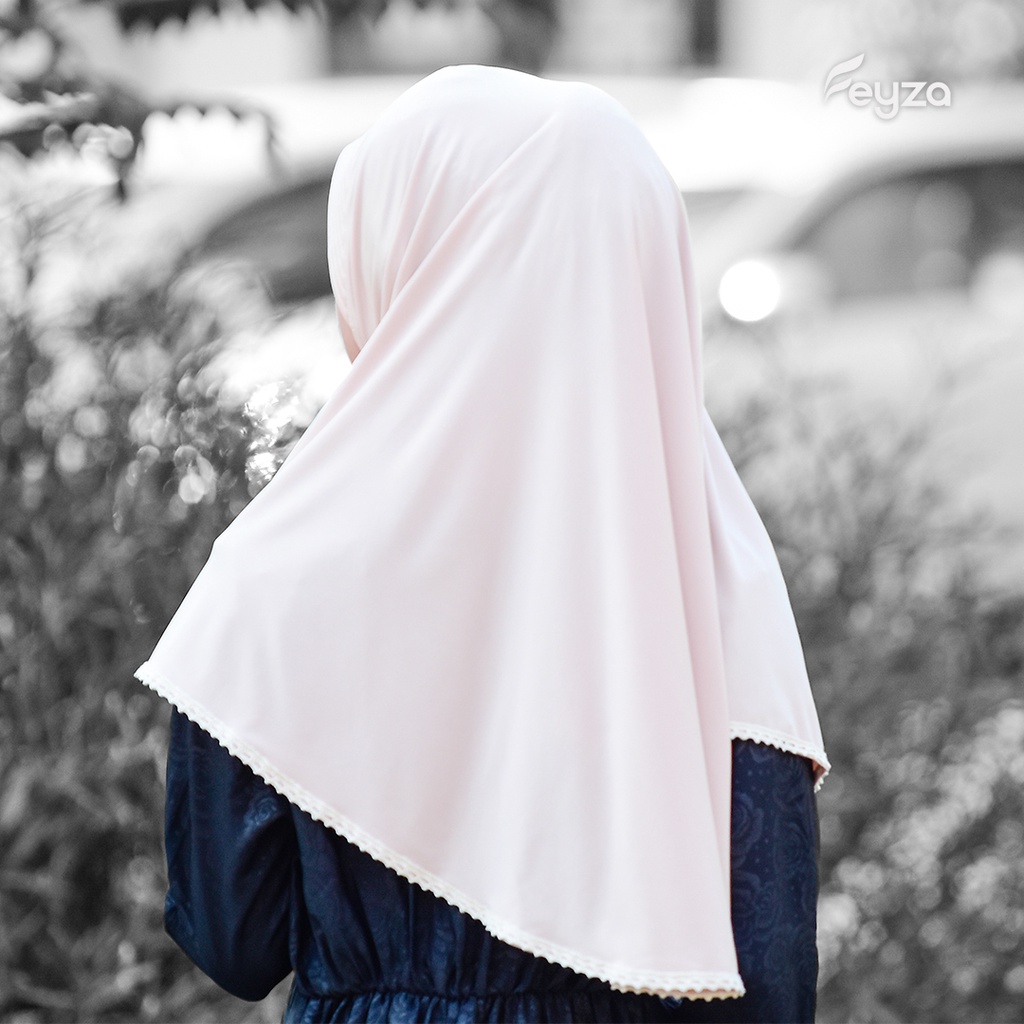 Feyza Farida - Jilbab Anak - Hijab Bergo Instan - Bahan Lycra Eksklusif Usia 7-9 Tahun