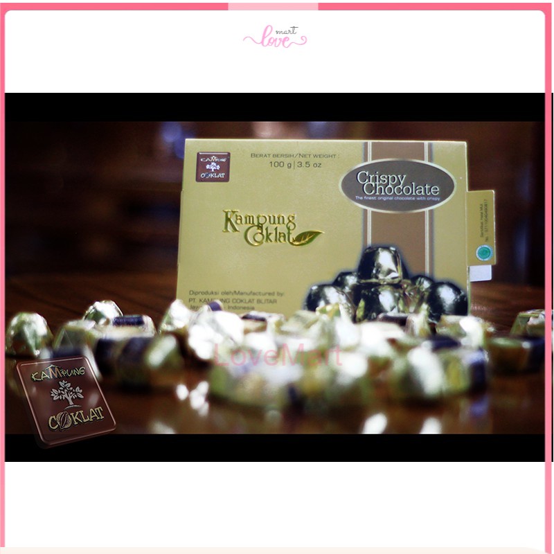 

COKLAT KRISPI 100.g/boks Kampung Coklat GuSant