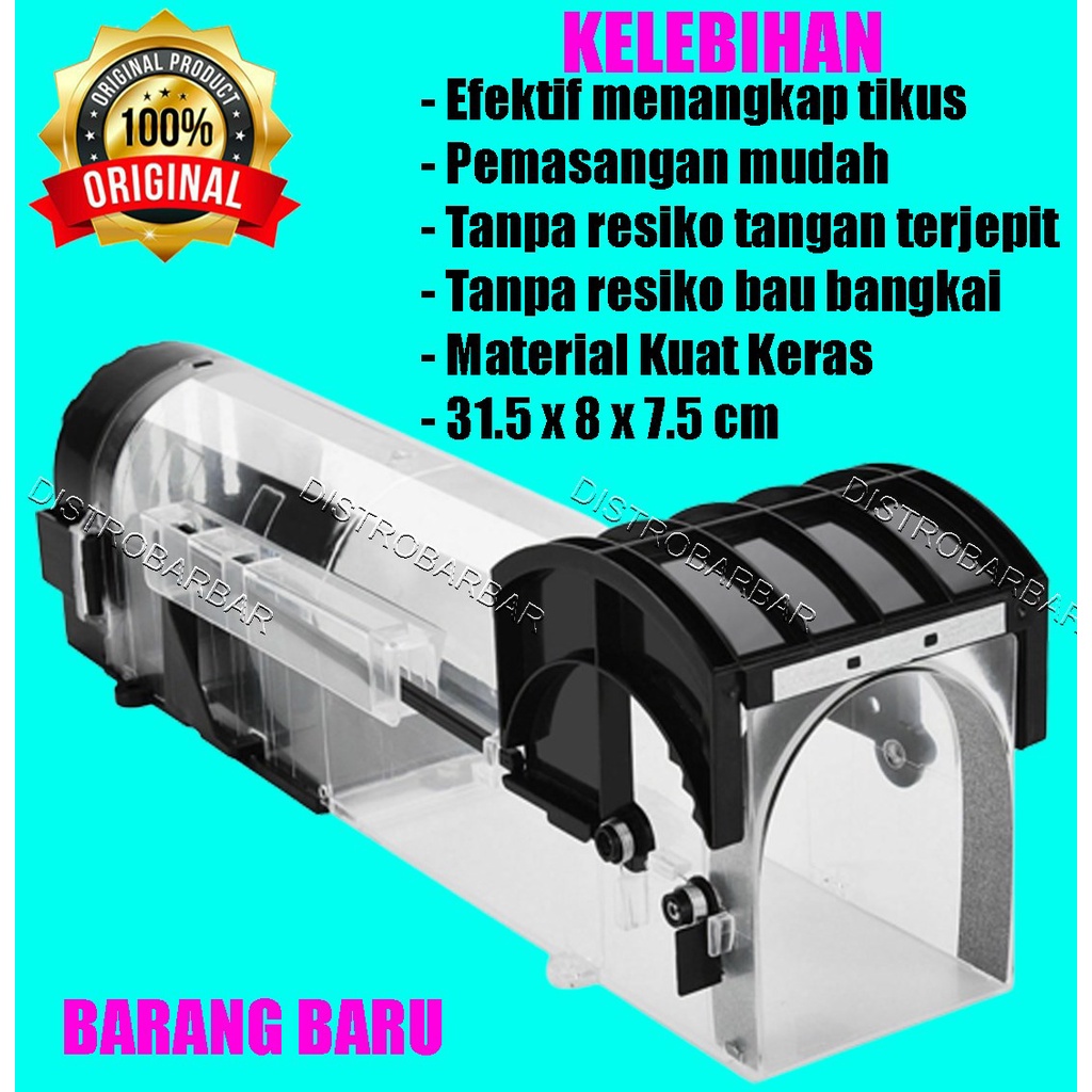 Jebakan Perangkap Tikus Mouse Trap Cage - Black