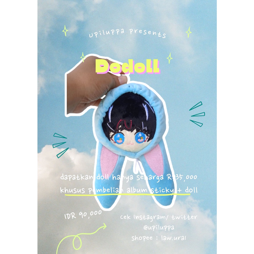 KEYRING DOLL BONEKA NCT DOYOUNG STICKER ERA