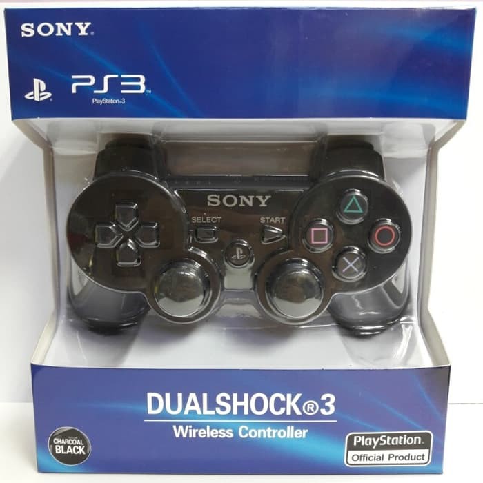 Terbaru STICK STIK PLAYSTATION 3 DUALSHOCK 3 WIRELESS CONTROLLER - HITAM