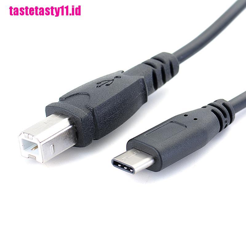 Kabel Data USB Tipe c Male Ke USB B Male Untuk Ponsel